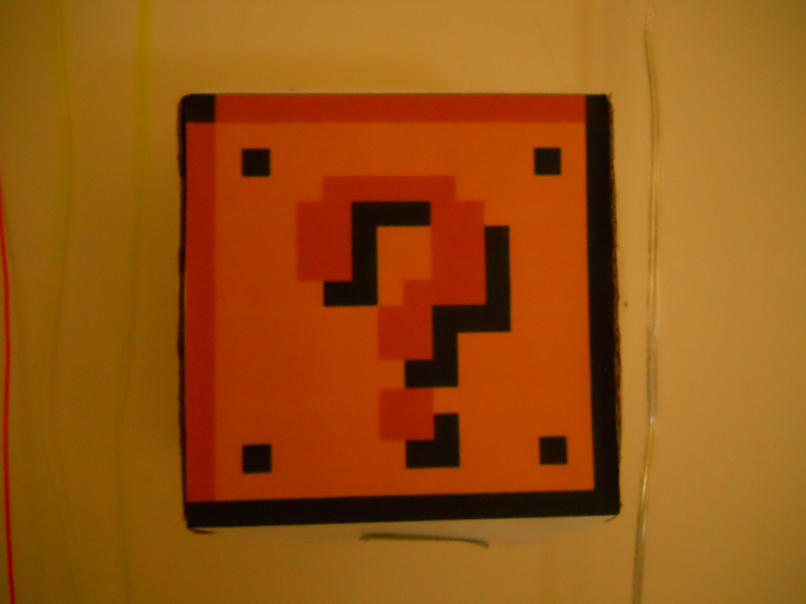 New Project: Mario Coin Block Lamp