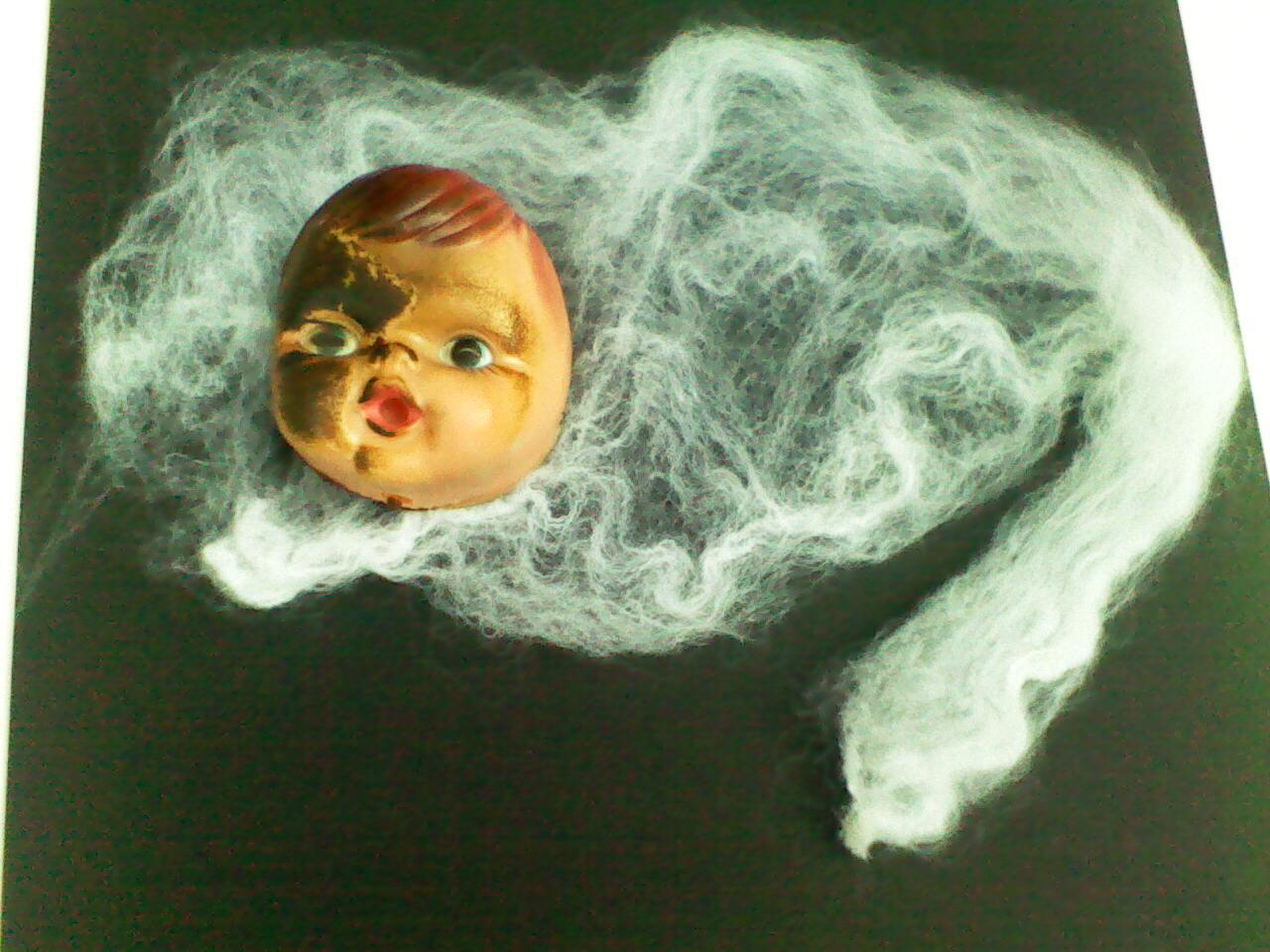 New Project: WebHeads! Create Spiderweb-Trapped Doll Heads for Halloween