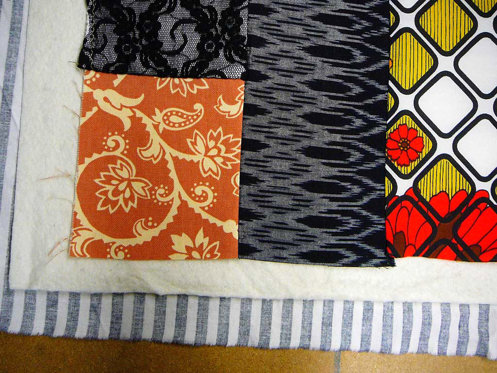 Patchwork Quilt from Clothing&nbsp;Scraps