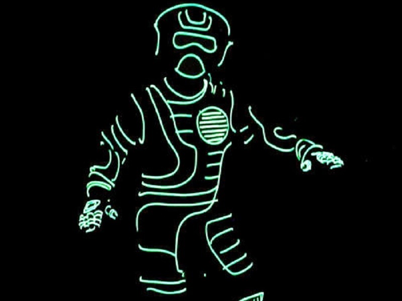 Light-Up EL Wire&nbsp;Costume