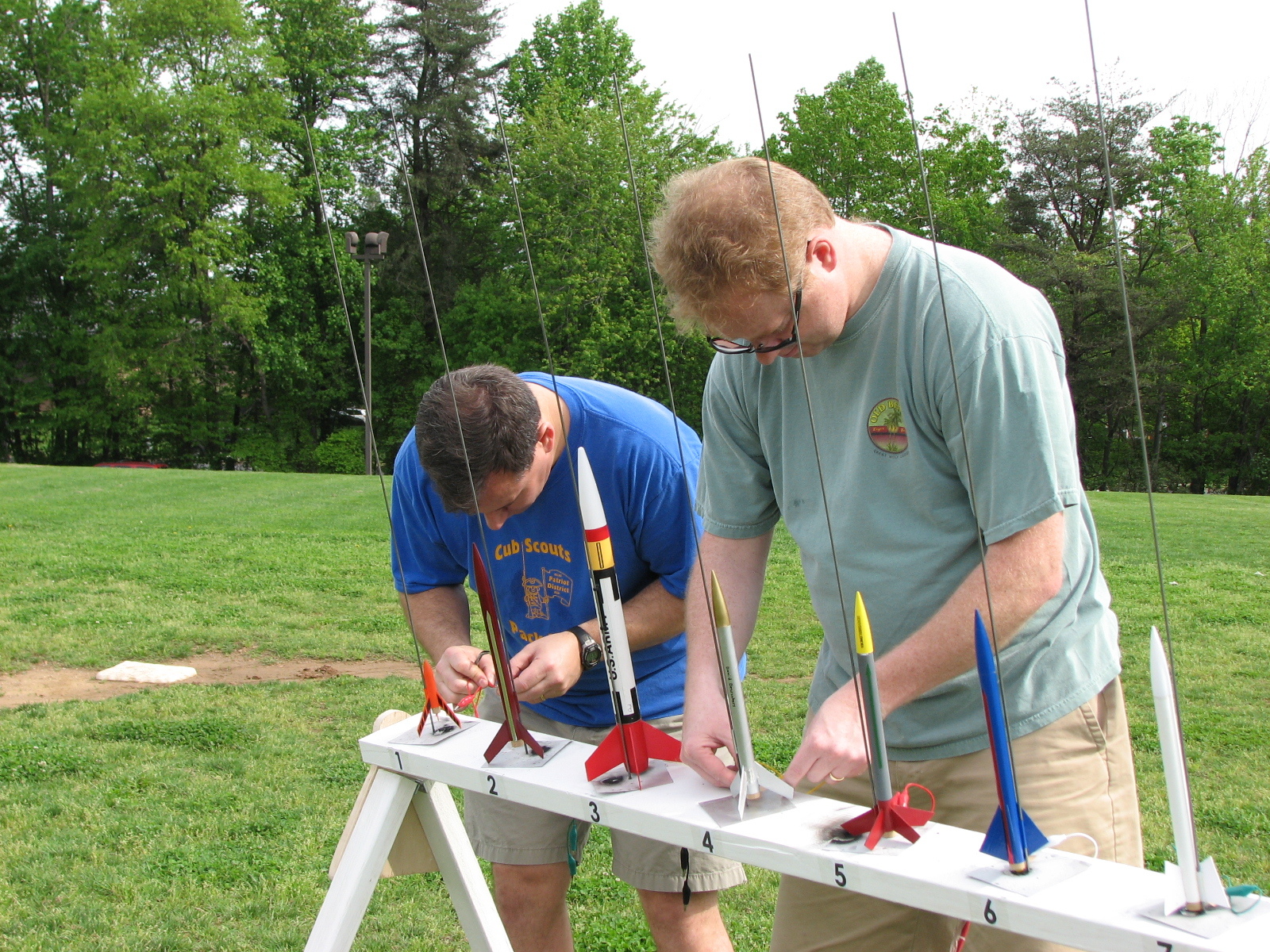 10-Rail Model Rocket Mega-Launcher