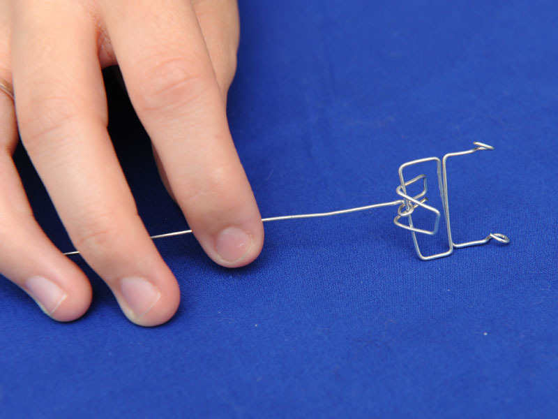 Bent-Wire Crank Toy