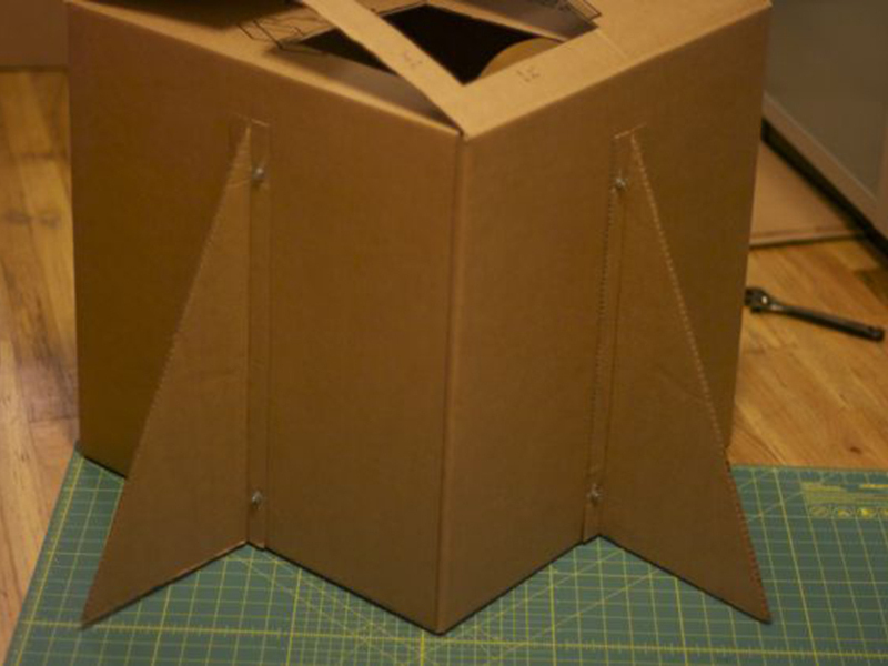Cardboard Cat Rocket