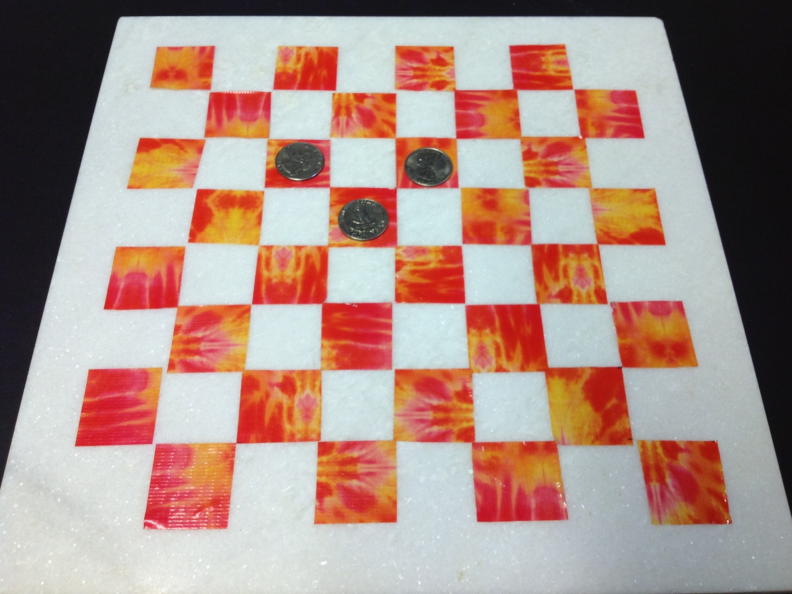 Chess/Checker Board from Tile&nbsp;Remnants