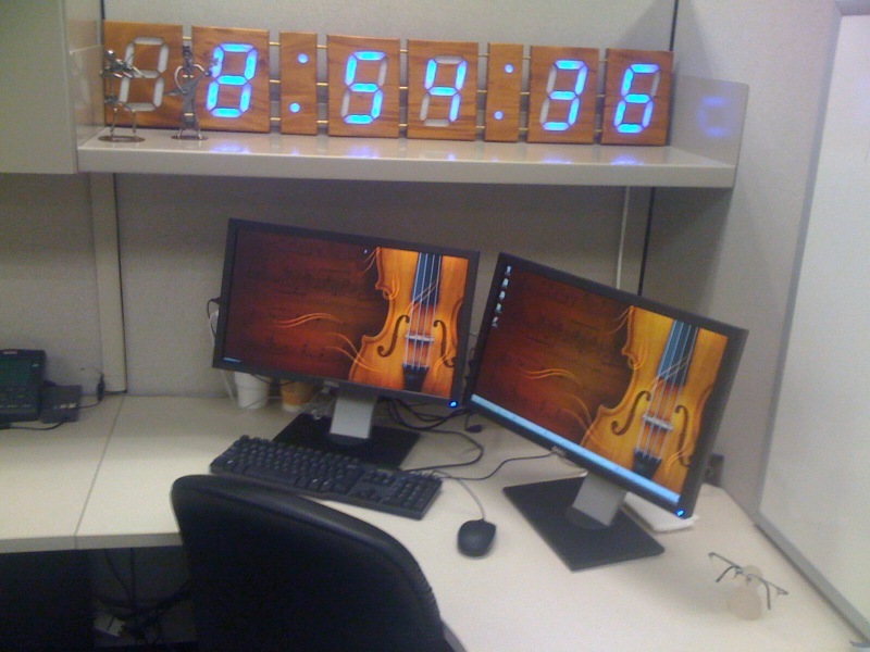 New Project: 4-Foot Wooden Digital Clock