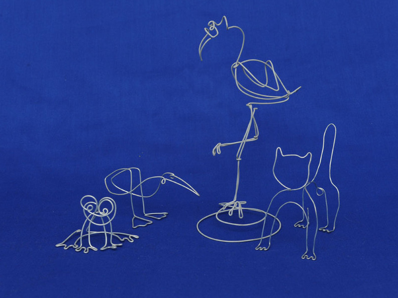 Bent-Wire Crank Toy