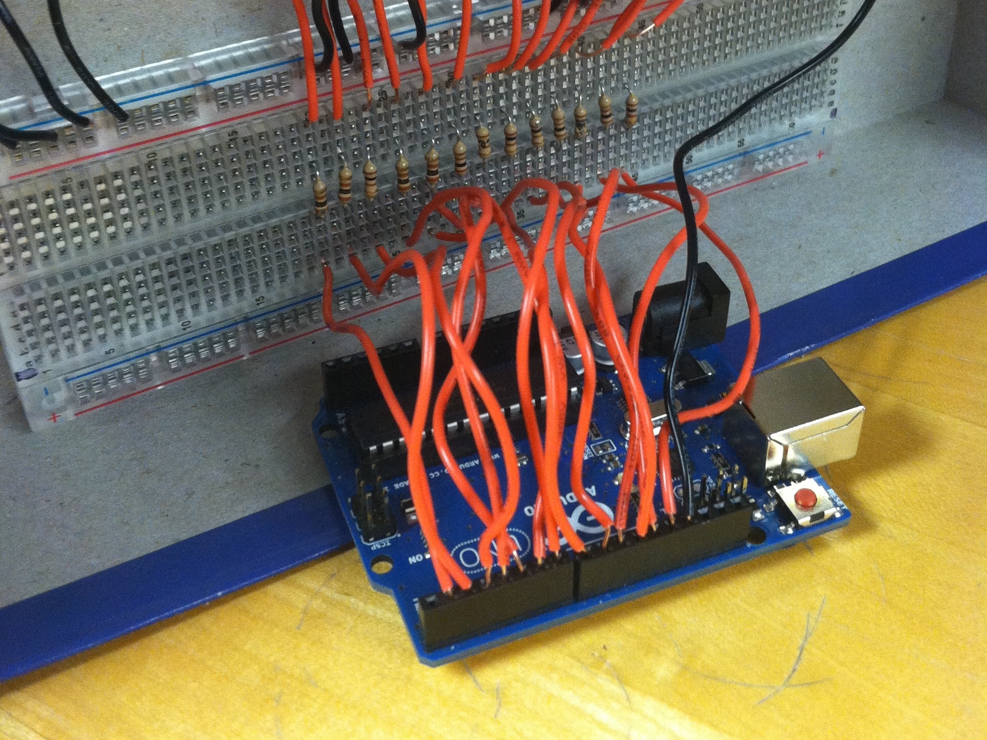 New Project: Connect 4 Binary Clock
