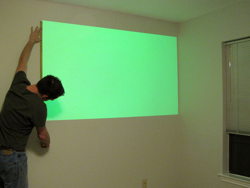 Glass Bead Projection Screen Make