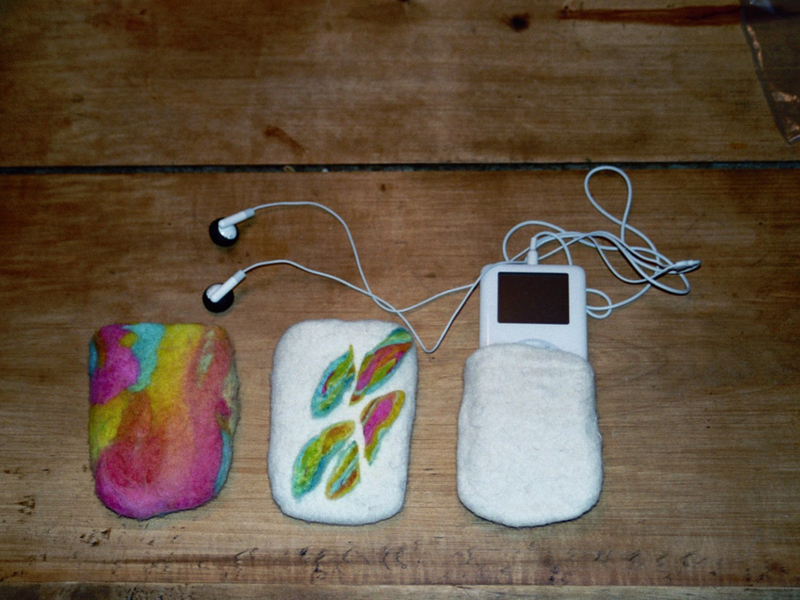 New Project: Felted iPod Cozy