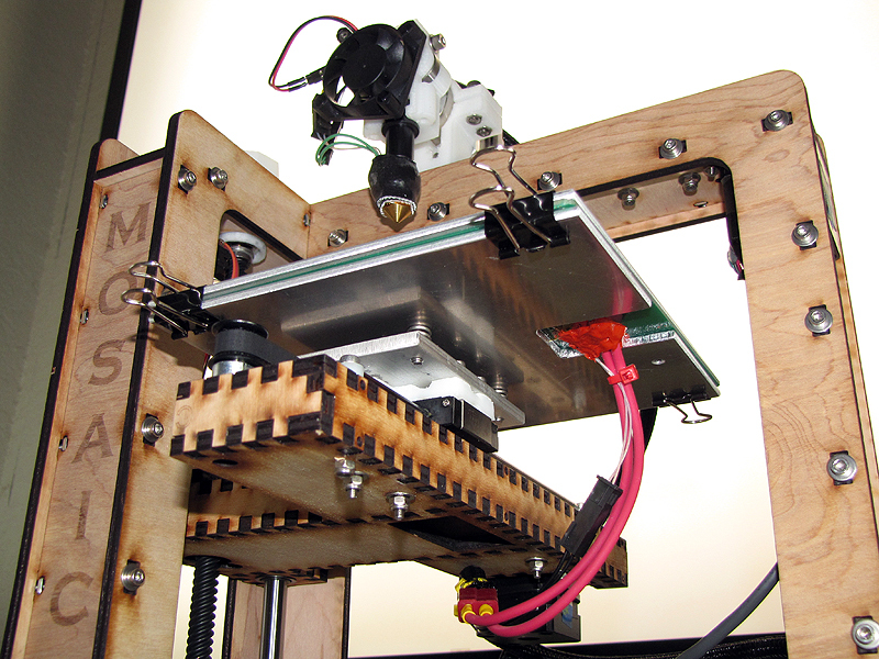New Project: The MakerGear Mosaic 3D Printer – Part VI: The Build Platform
