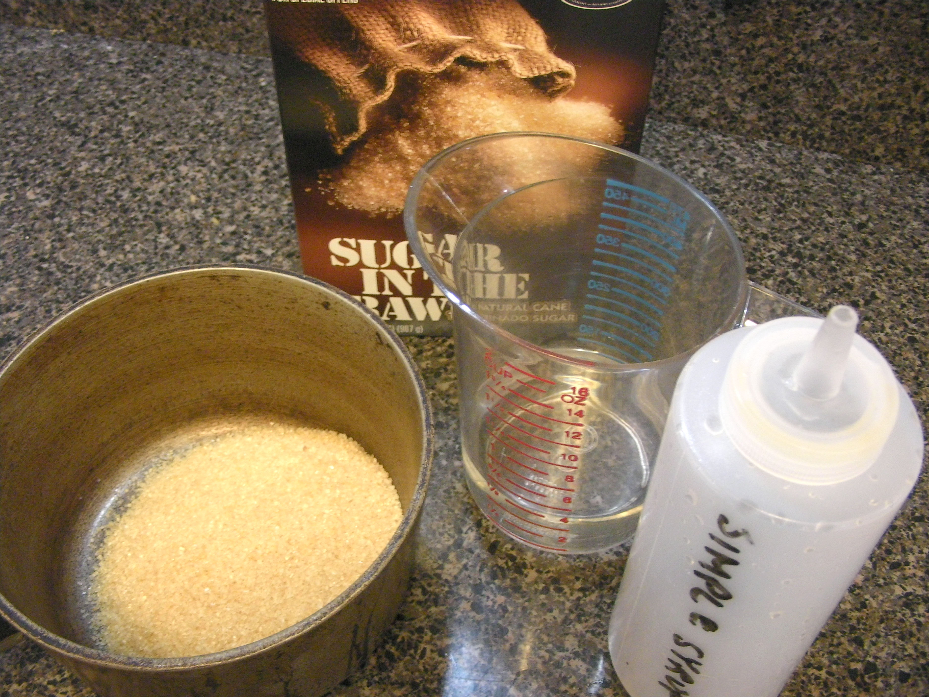 Simple Syrup for Iced Drinks