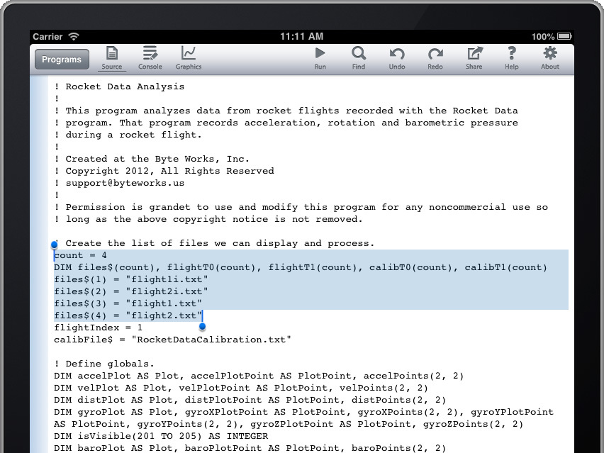 Analyze Data from iPhone Rocket&nbsp;Flights