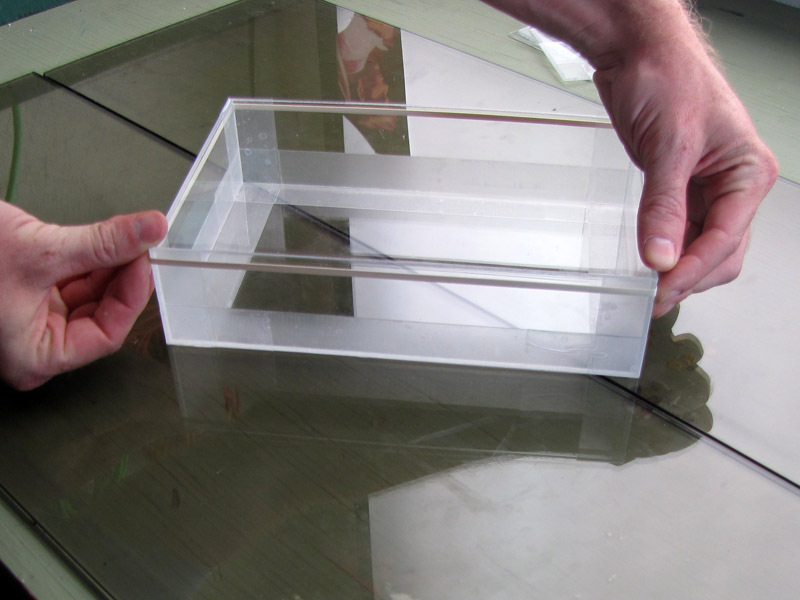 Tape-Hinge Acrylic Box&nbsp;Construction