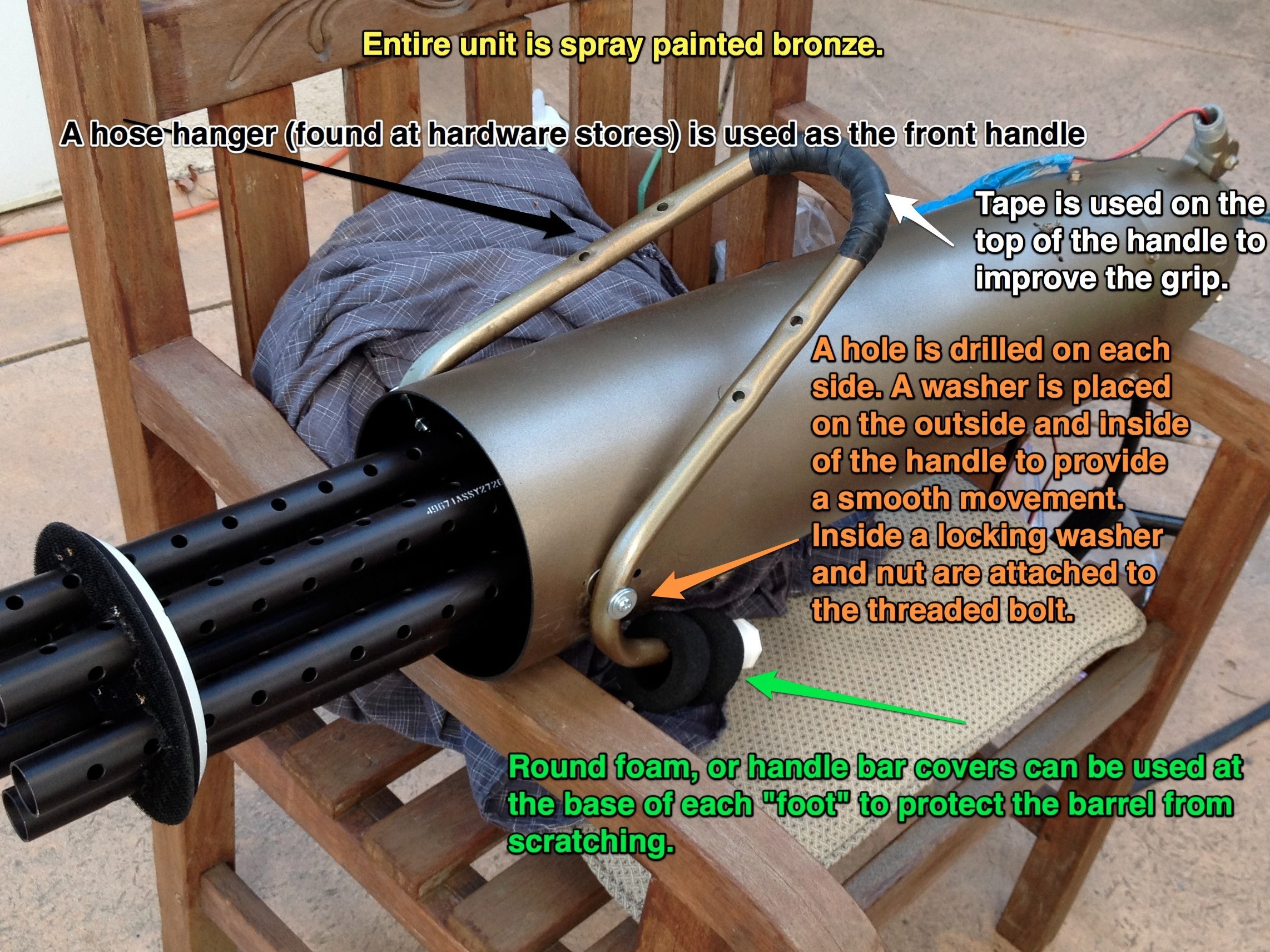New Project: Steampunk CO2 Gatling Gun & Costume