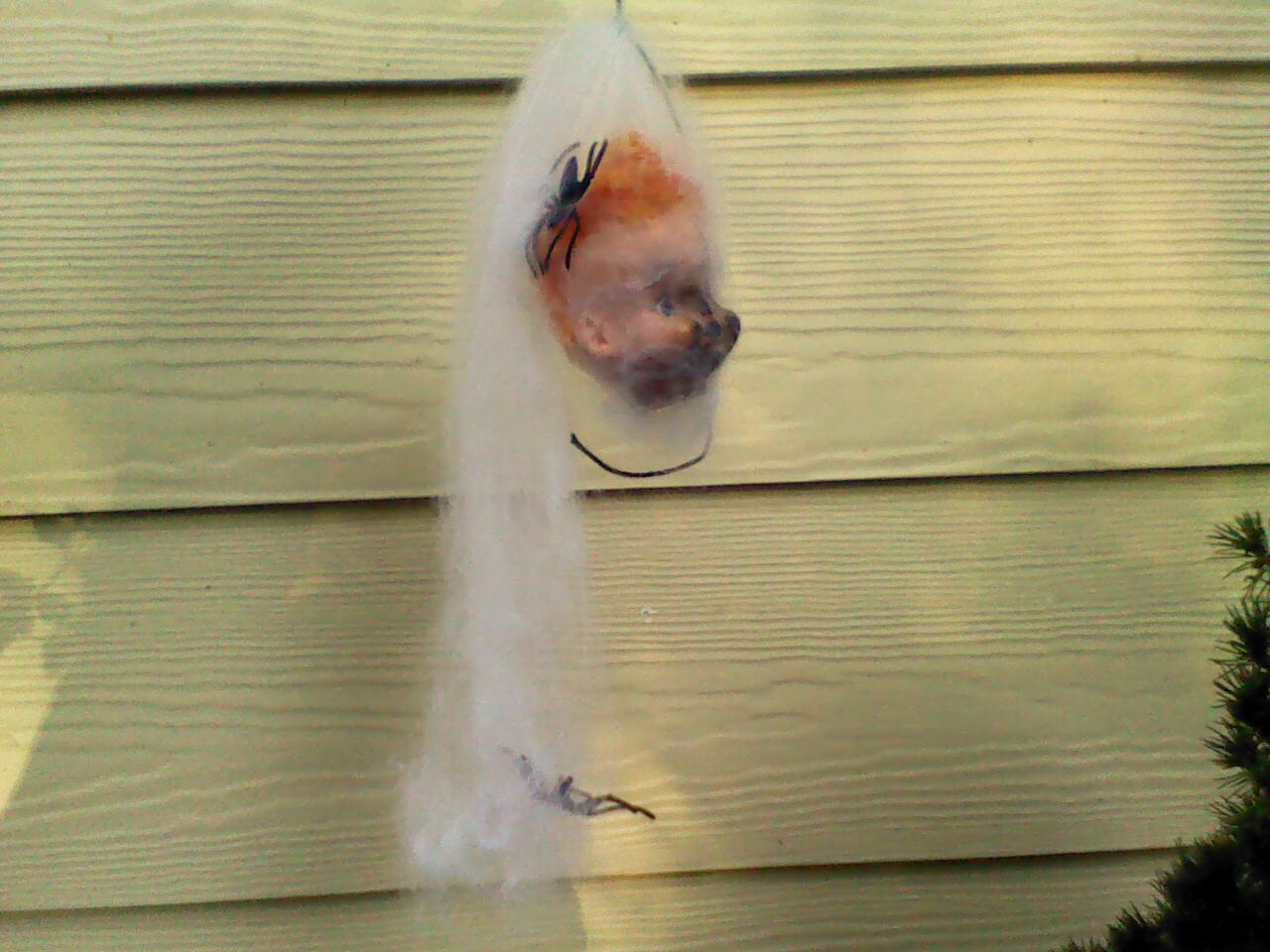New Project: WebHeads! Create Spiderweb-Trapped Doll Heads for Halloween