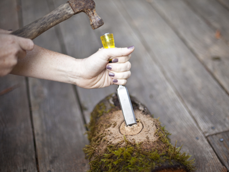 Rustic Woodland&nbsp;Candleholders