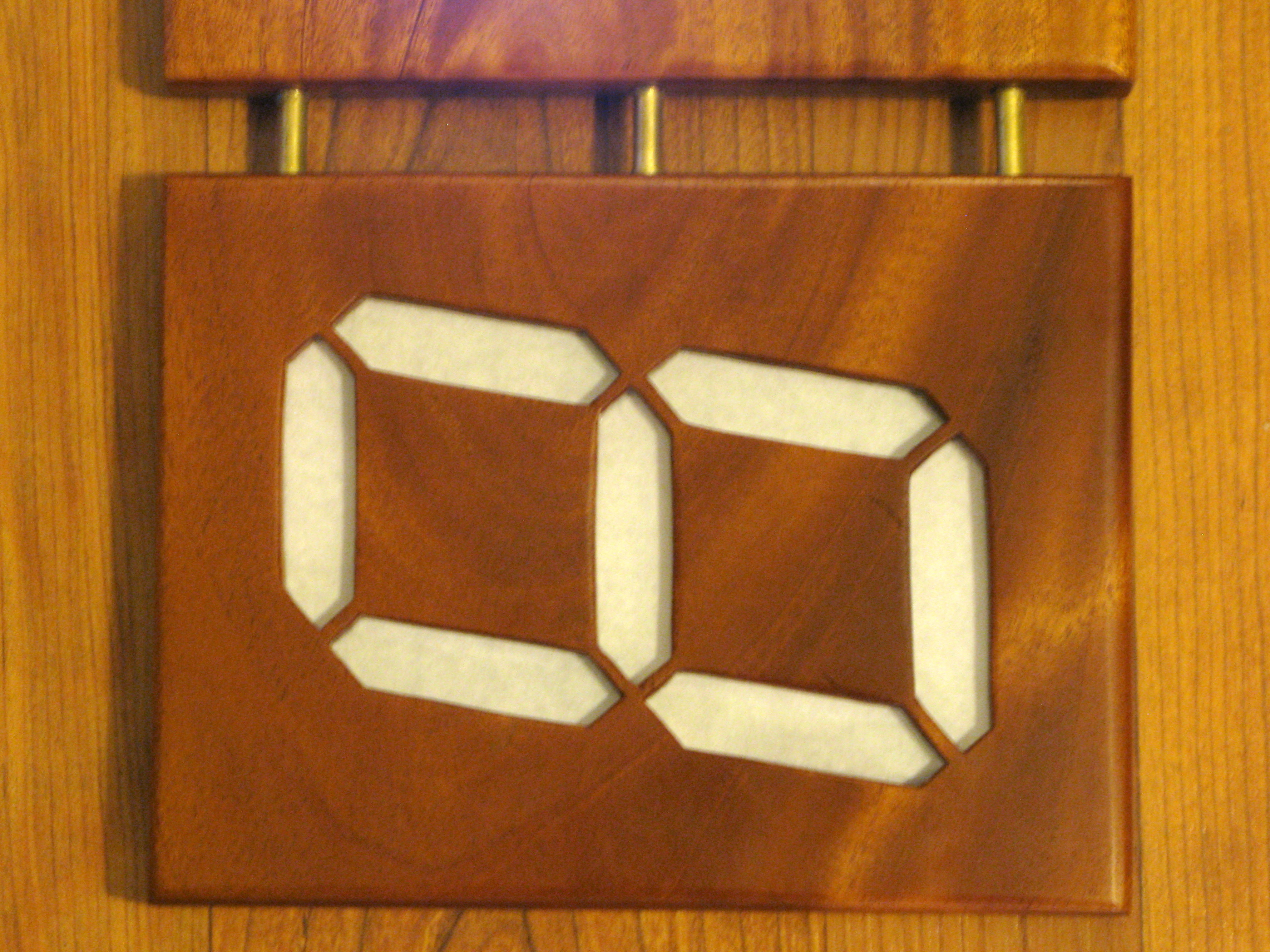 New Project: 4-Foot Wooden Digital Clock