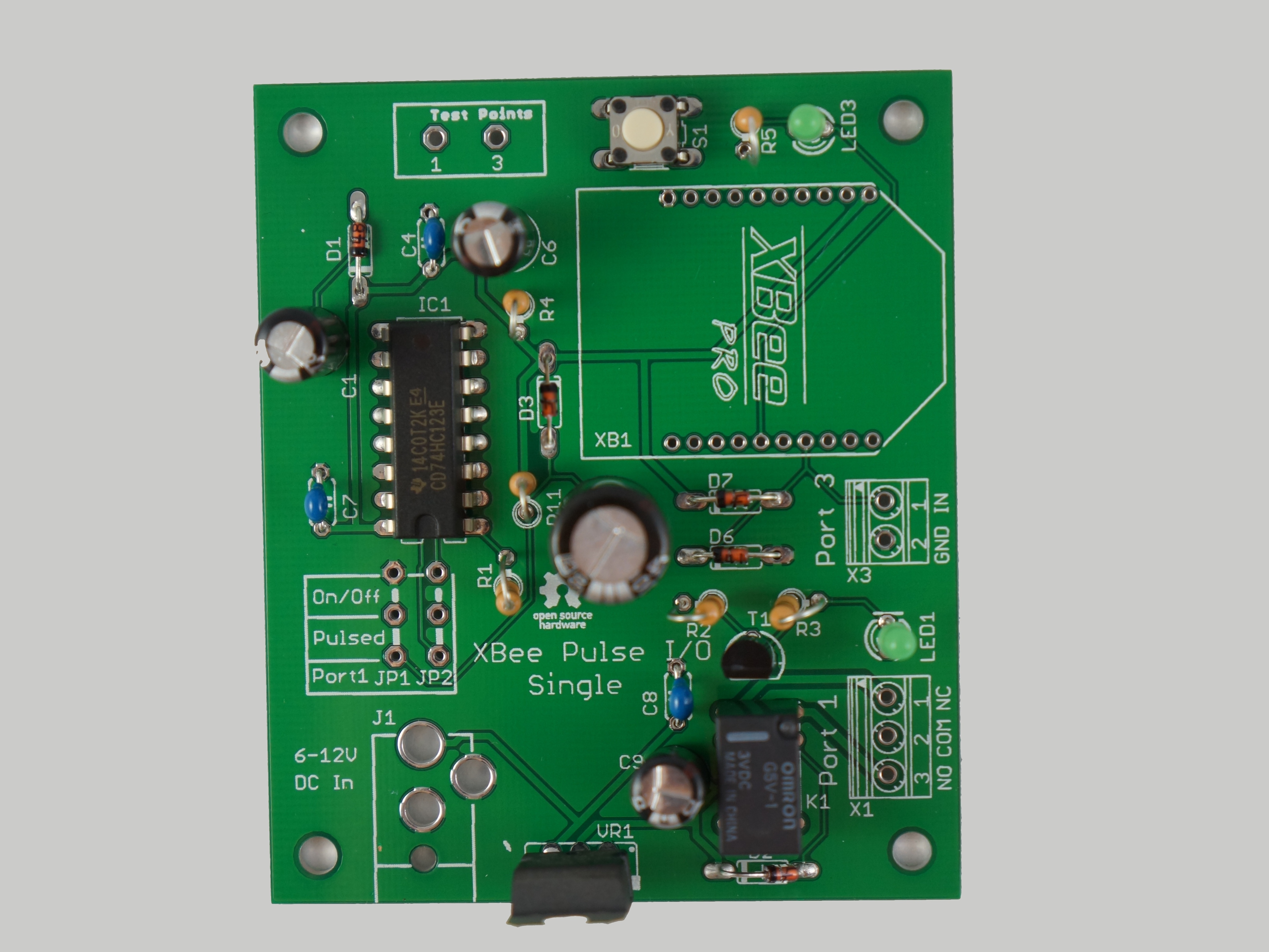 XBee Pulse I/O Single Port Assembly&nbsp;Instructions