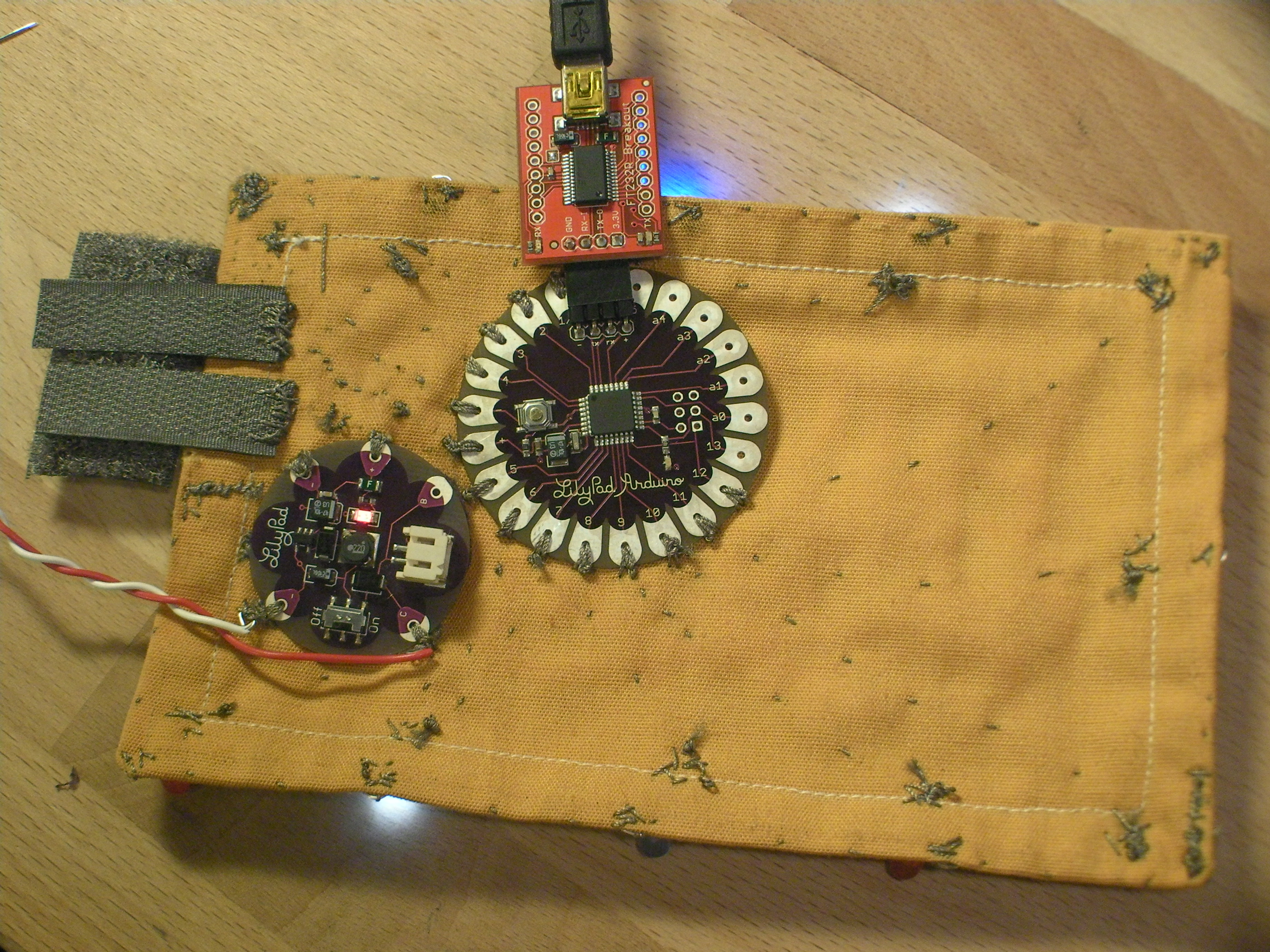 Arduino Blinking Bike&nbsp;Patch