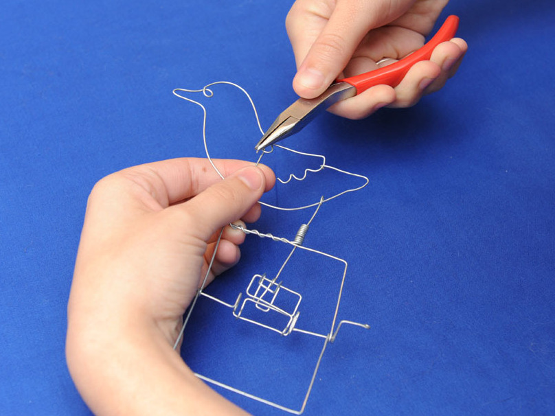 Bent-Wire Crank Toy
