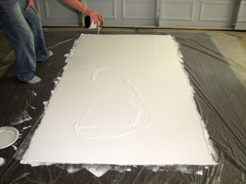 Glass Bead Projection Screen Make