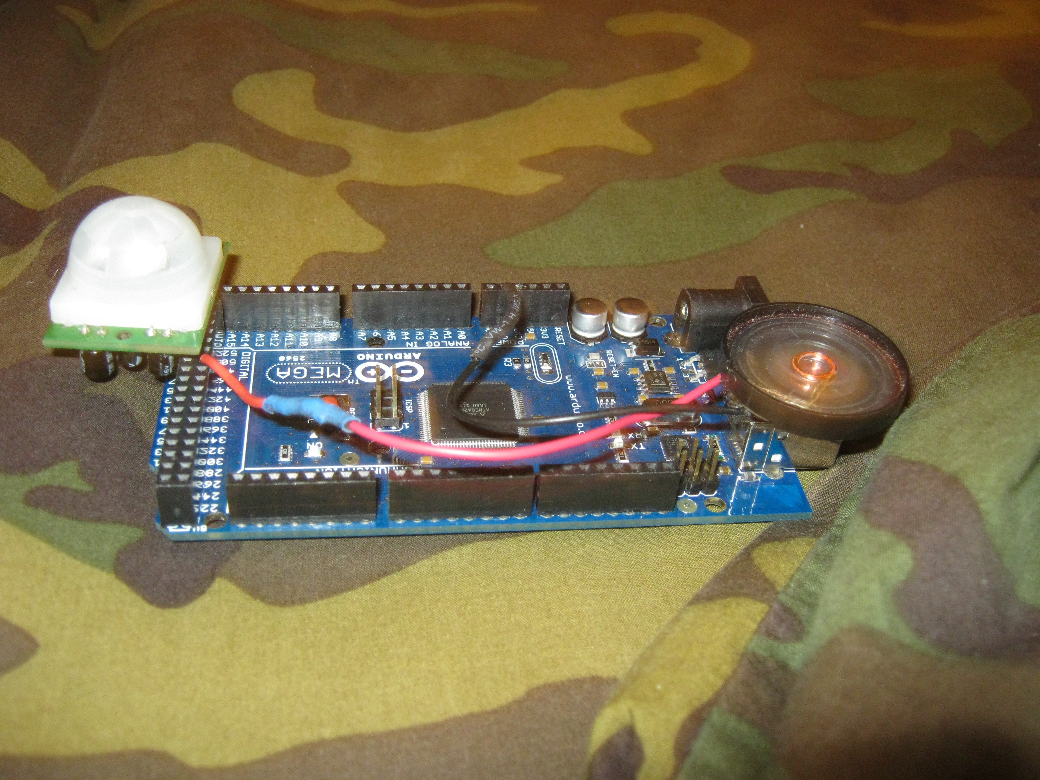 Arduino Mega PIR&nbsp;Alarm