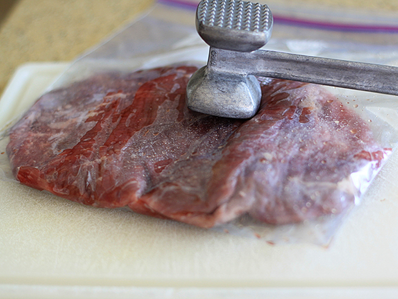 Grilled Balsamic Basil Flank Steak