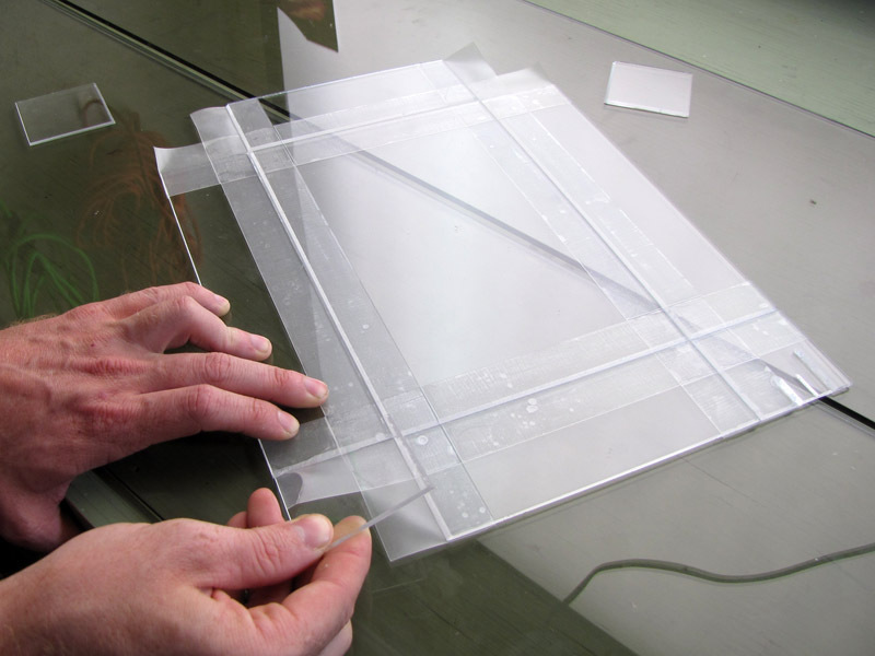 Tape-Hinge Acrylic Box&nbsp;Construction