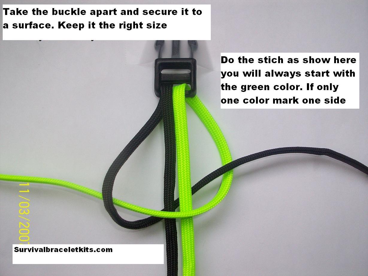 How to make a paracord 550 survival bracelet