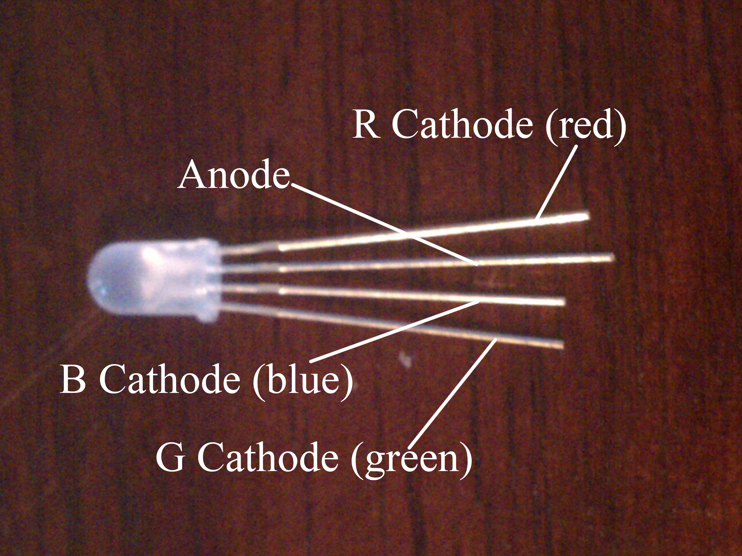 Arduino + 4 pin 5mm Full-Color LED | MAKE